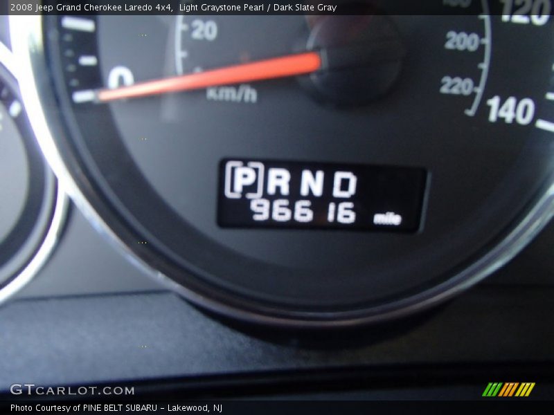 Light Graystone Pearl / Dark Slate Gray 2008 Jeep Grand Cherokee Laredo 4x4