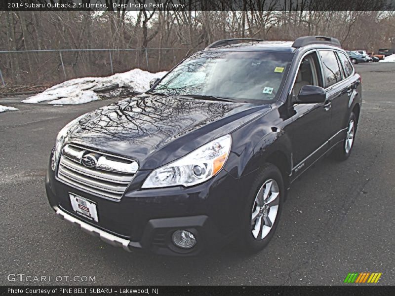 Deep Indigo Pearl / Ivory 2014 Subaru Outback 2.5i Limited