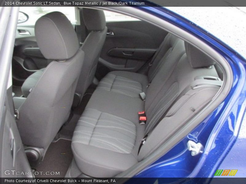 Blue Topaz Metallic / Jet Black/Dark Titanium 2014 Chevrolet Sonic LT Sedan