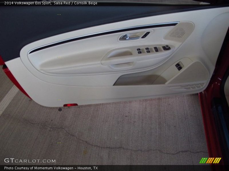 Salsa Red / Cornsilk Beige 2014 Volkswagen Eos Sport