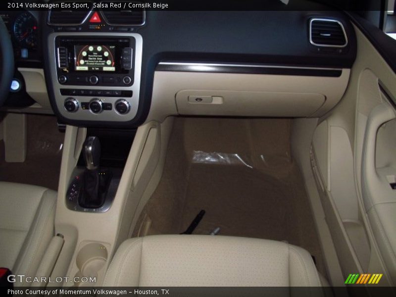 Salsa Red / Cornsilk Beige 2014 Volkswagen Eos Sport