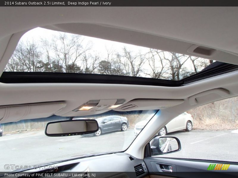 Deep Indigo Pearl / Ivory 2014 Subaru Outback 2.5i Limited
