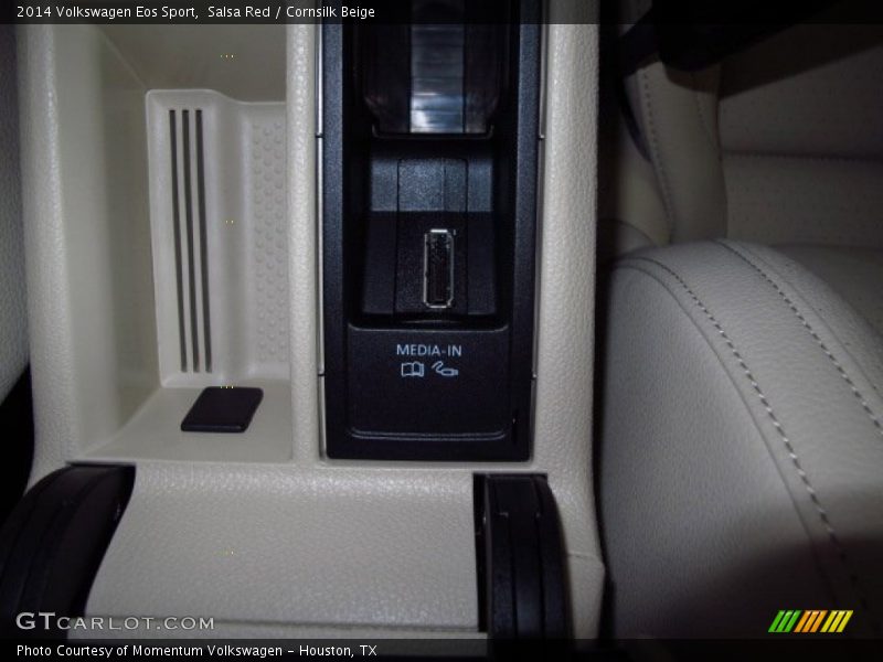Salsa Red / Cornsilk Beige 2014 Volkswagen Eos Sport