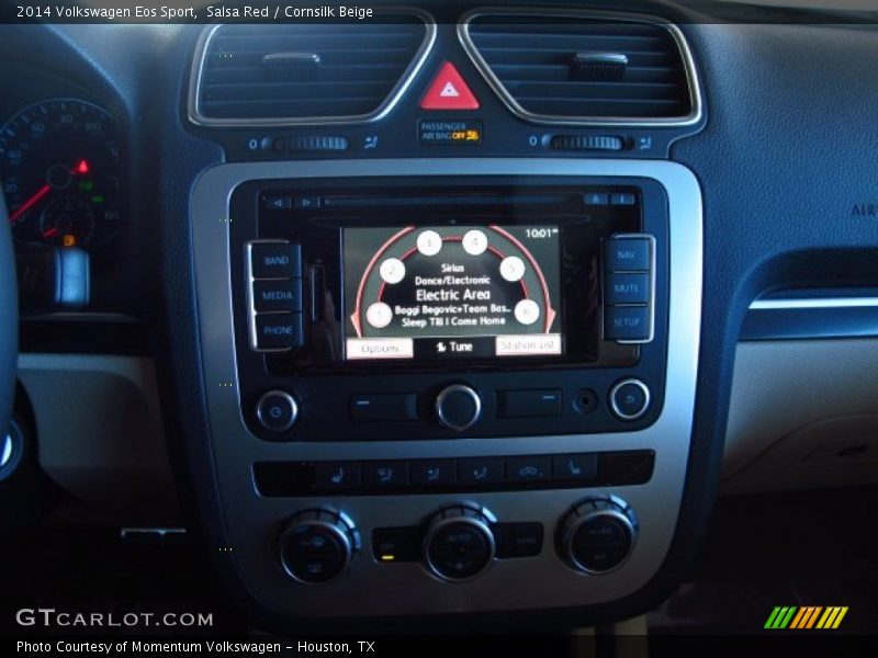 Salsa Red / Cornsilk Beige 2014 Volkswagen Eos Sport