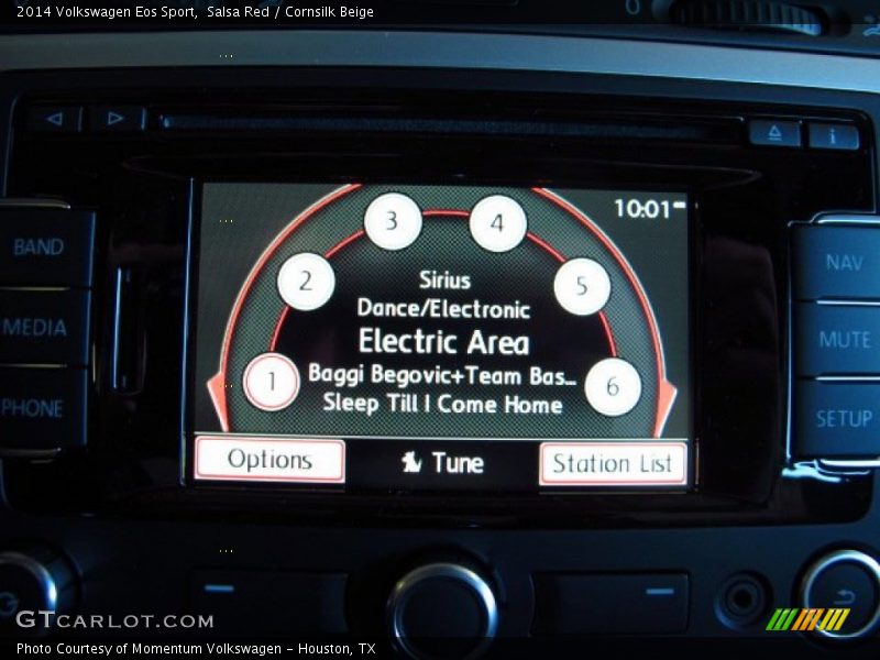 Salsa Red / Cornsilk Beige 2014 Volkswagen Eos Sport