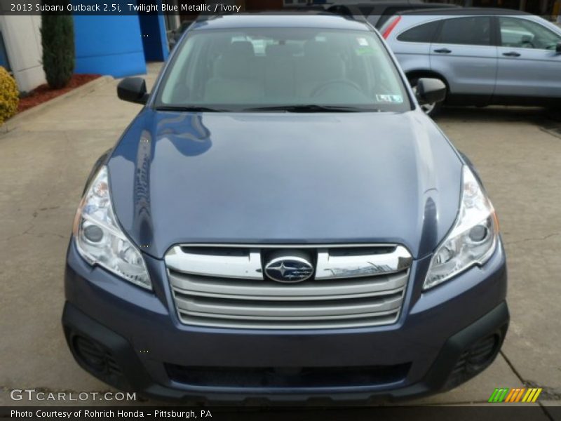Twilight Blue Metallic / Ivory 2013 Subaru Outback 2.5i