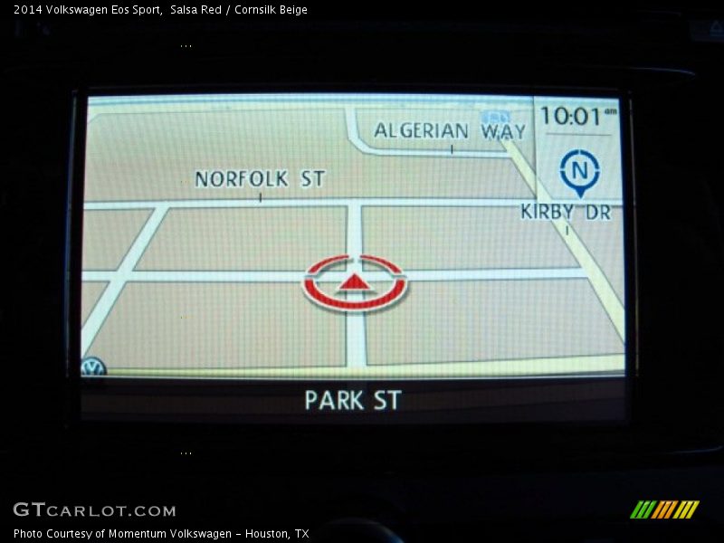 Salsa Red / Cornsilk Beige 2014 Volkswagen Eos Sport