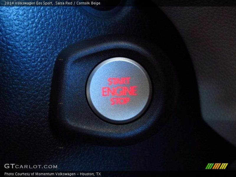 Salsa Red / Cornsilk Beige 2014 Volkswagen Eos Sport