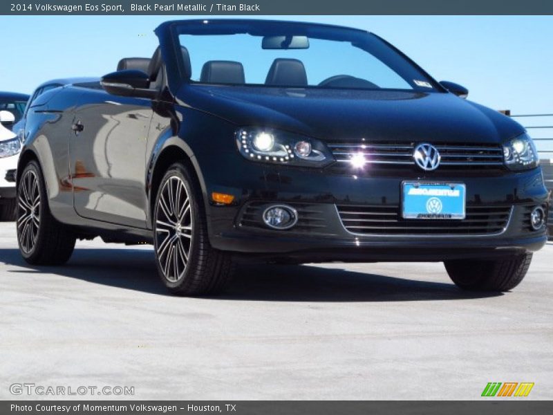 Black Pearl Metallic / Titan Black 2014 Volkswagen Eos Sport