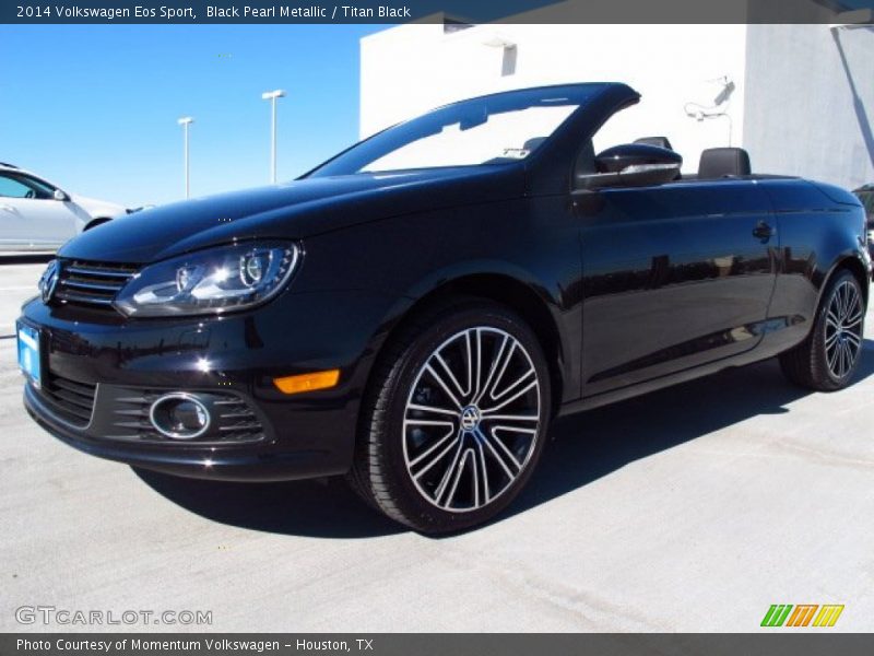 Black Pearl Metallic / Titan Black 2014 Volkswagen Eos Sport