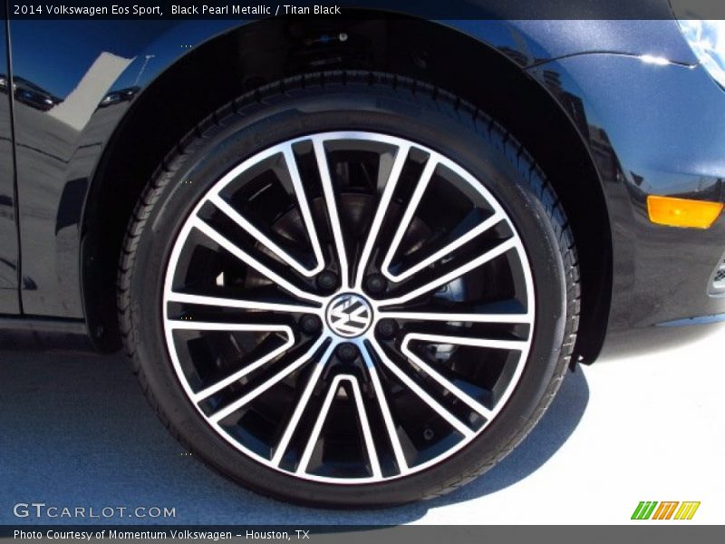 Black Pearl Metallic / Titan Black 2014 Volkswagen Eos Sport