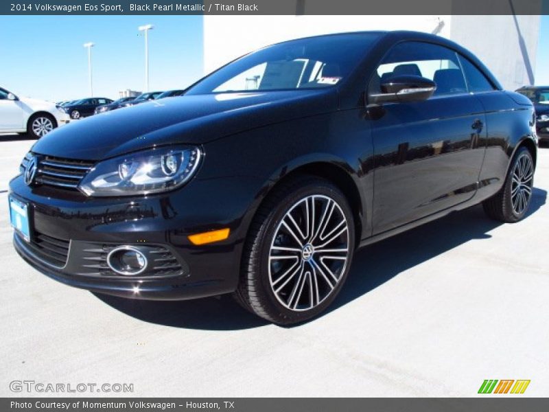 Black Pearl Metallic / Titan Black 2014 Volkswagen Eos Sport