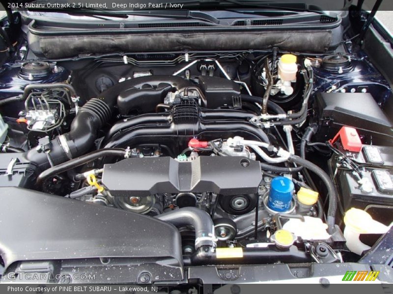 Deep Indigo Pearl / Ivory 2014 Subaru Outback 2.5i Limited