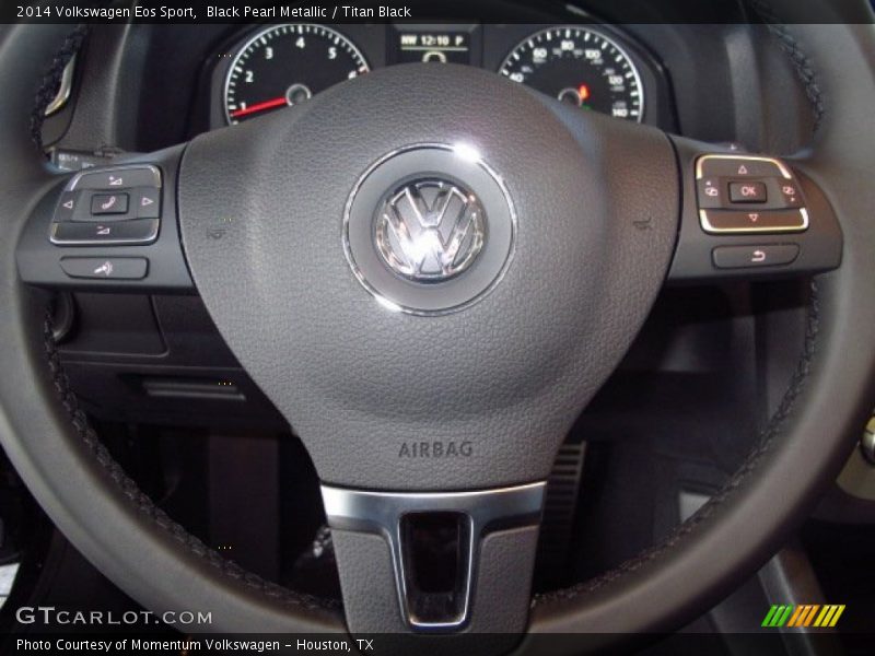 Black Pearl Metallic / Titan Black 2014 Volkswagen Eos Sport
