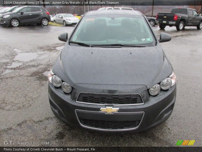 Ashen Gray Metallic / Jet Black/Dark Titanium 2014 Chevrolet Sonic LT Sedan
