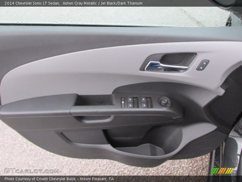 Ashen Gray Metallic / Jet Black/Dark Titanium 2014 Chevrolet Sonic LT Sedan