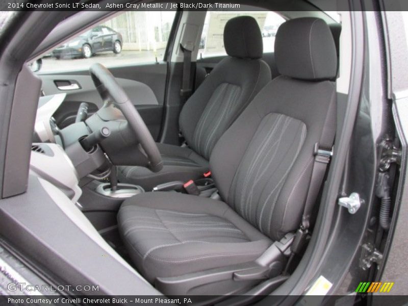 Ashen Gray Metallic / Jet Black/Dark Titanium 2014 Chevrolet Sonic LT Sedan