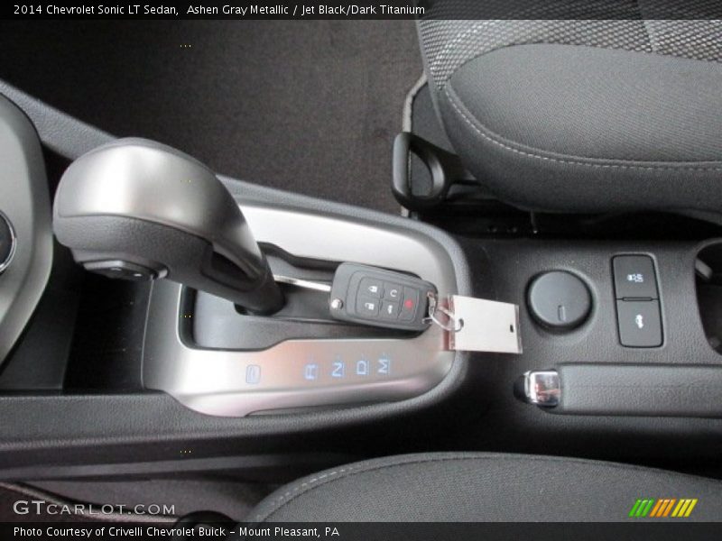 Ashen Gray Metallic / Jet Black/Dark Titanium 2014 Chevrolet Sonic LT Sedan