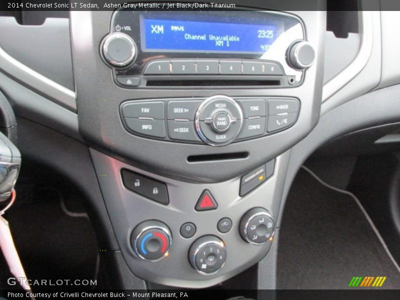 Ashen Gray Metallic / Jet Black/Dark Titanium 2014 Chevrolet Sonic LT Sedan