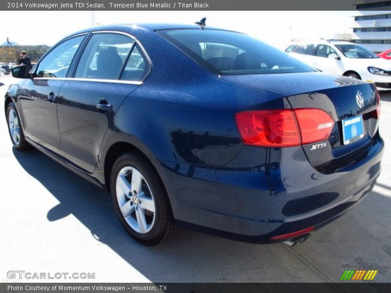 Tempest Blue Metallic / Titan Black 2014 Volkswagen Jetta TDI Sedan