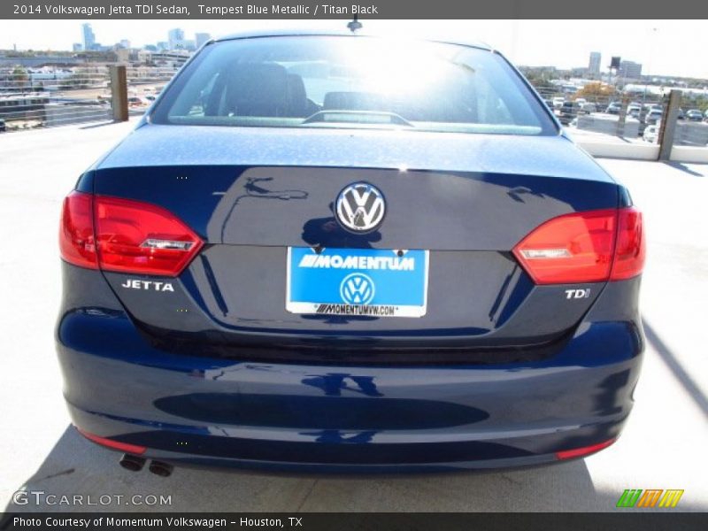 Tempest Blue Metallic / Titan Black 2014 Volkswagen Jetta TDI Sedan