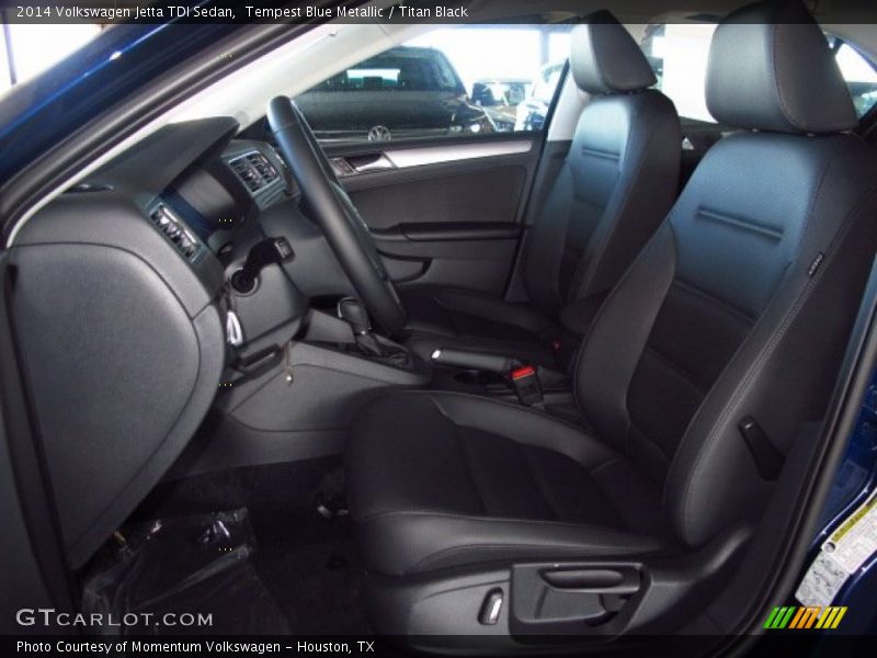 Tempest Blue Metallic / Titan Black 2014 Volkswagen Jetta TDI Sedan