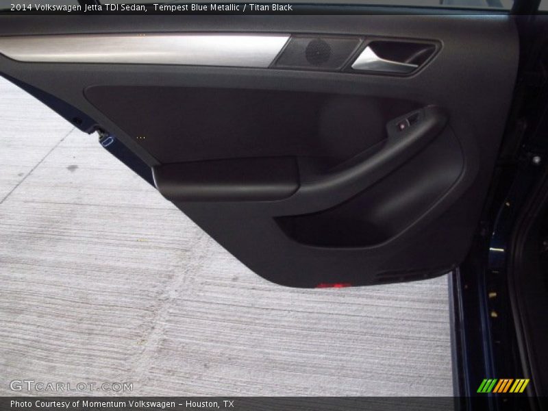 Tempest Blue Metallic / Titan Black 2014 Volkswagen Jetta TDI Sedan