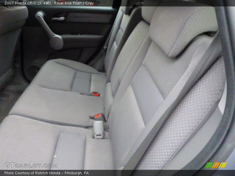 Royal Blue Pearl / Gray 2007 Honda CR-V LX 4WD