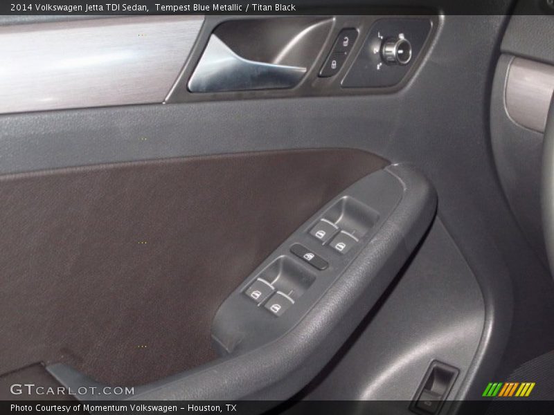 Tempest Blue Metallic / Titan Black 2014 Volkswagen Jetta TDI Sedan