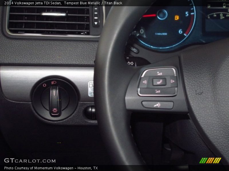 Tempest Blue Metallic / Titan Black 2014 Volkswagen Jetta TDI Sedan