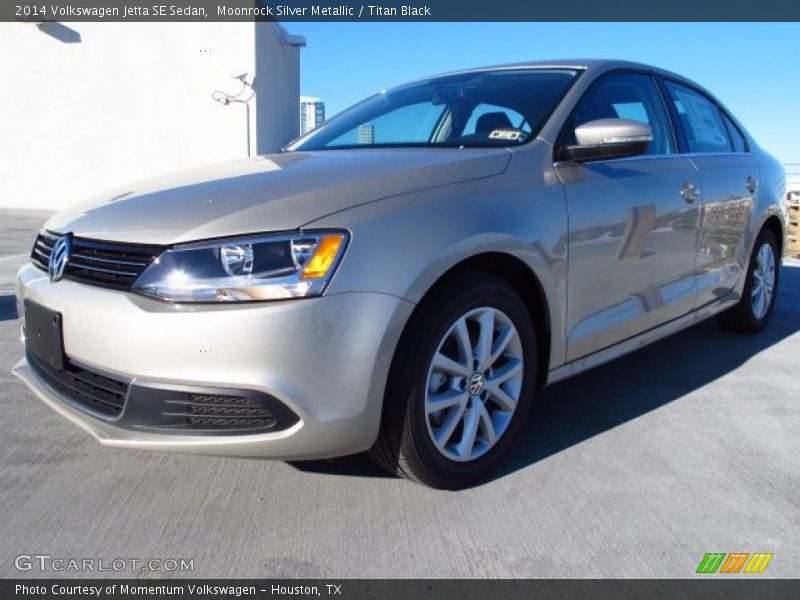 Moonrock Silver Metallic / Titan Black 2014 Volkswagen Jetta SE Sedan