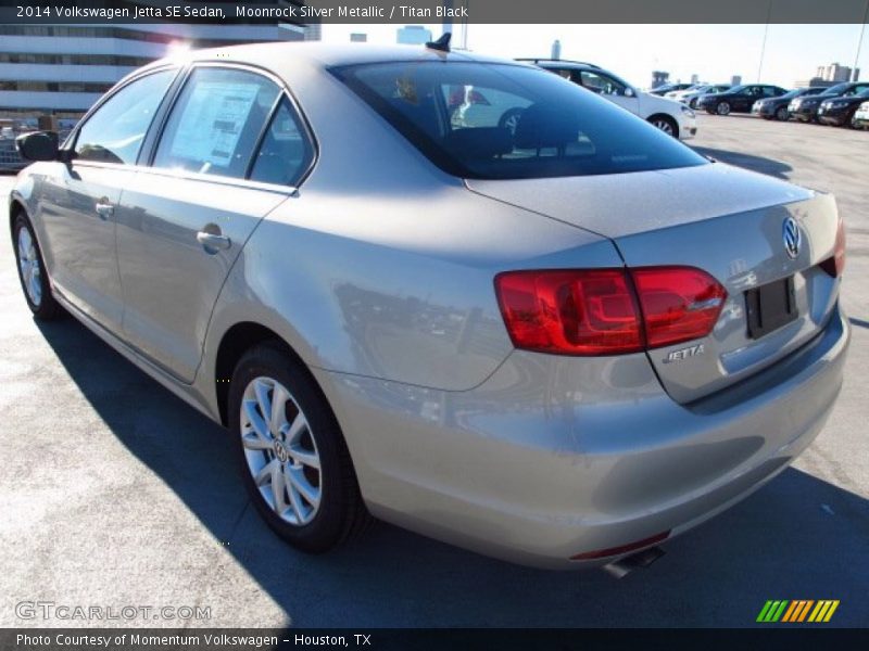 Moonrock Silver Metallic / Titan Black 2014 Volkswagen Jetta SE Sedan