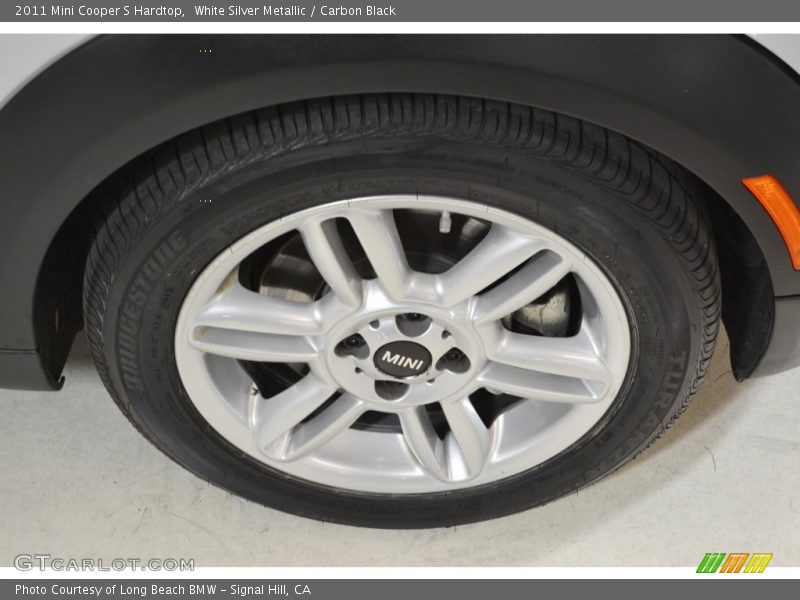 White Silver Metallic / Carbon Black 2011 Mini Cooper S Hardtop
