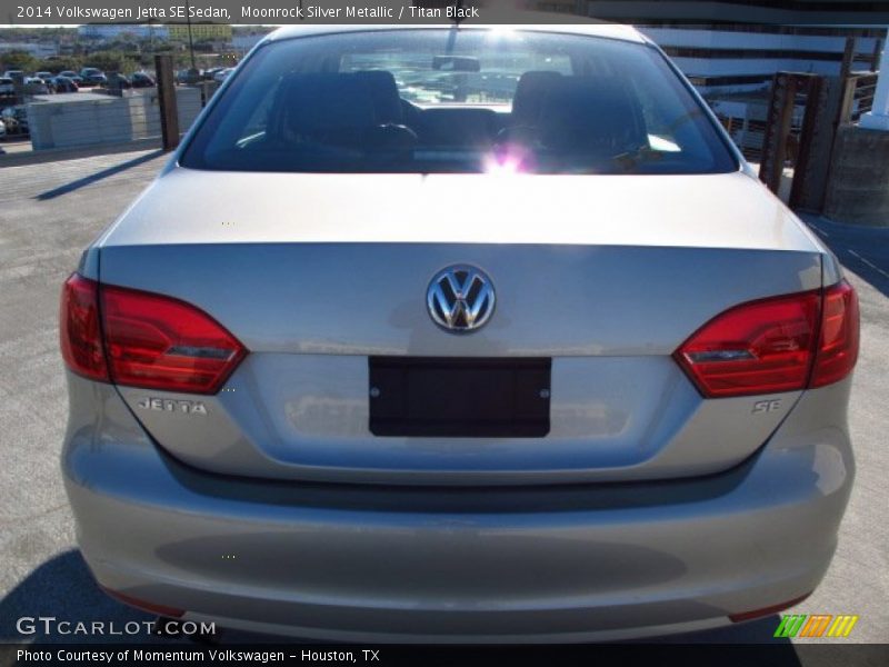 Moonrock Silver Metallic / Titan Black 2014 Volkswagen Jetta SE Sedan