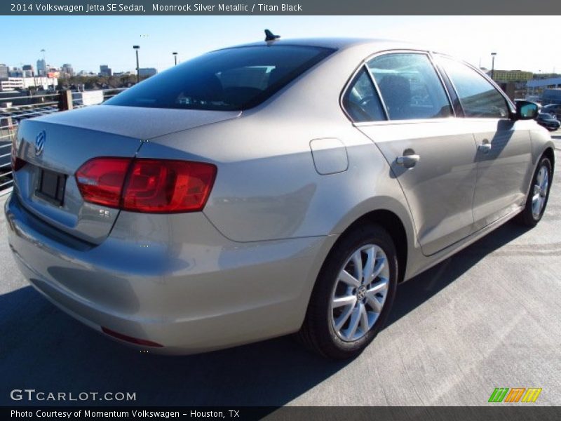 Moonrock Silver Metallic / Titan Black 2014 Volkswagen Jetta SE Sedan