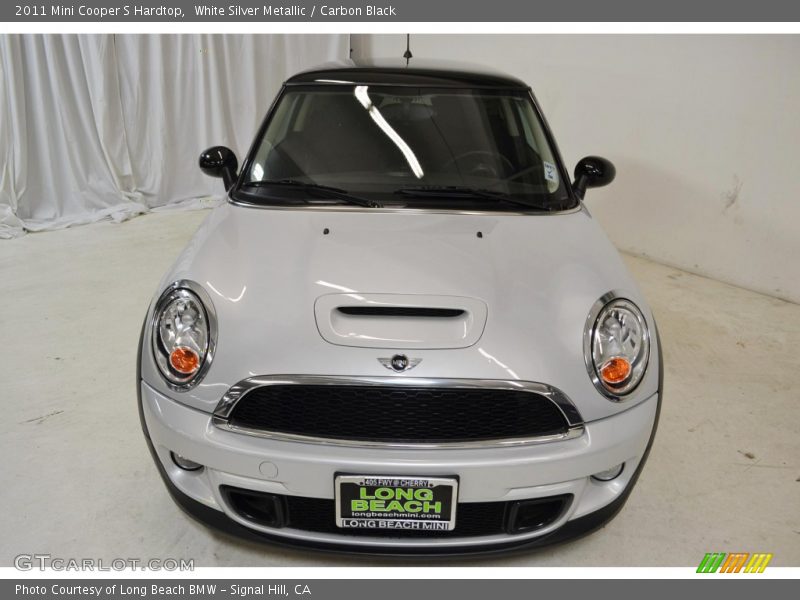 White Silver Metallic / Carbon Black 2011 Mini Cooper S Hardtop