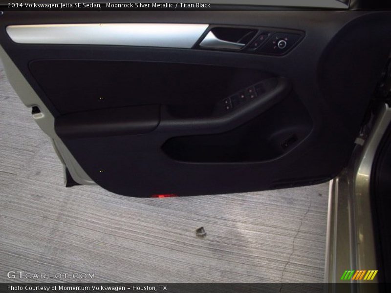 Moonrock Silver Metallic / Titan Black 2014 Volkswagen Jetta SE Sedan