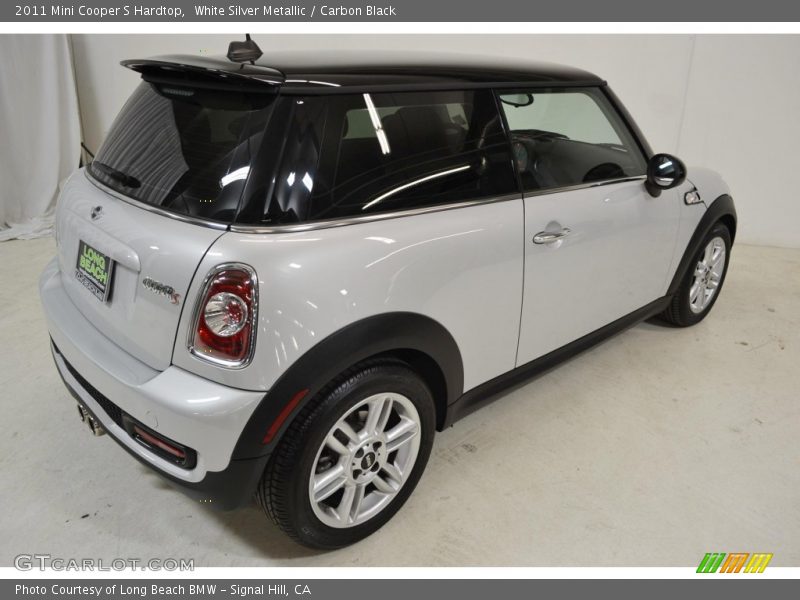 White Silver Metallic / Carbon Black 2011 Mini Cooper S Hardtop