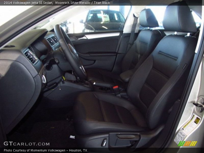 Moonrock Silver Metallic / Titan Black 2014 Volkswagen Jetta SE Sedan