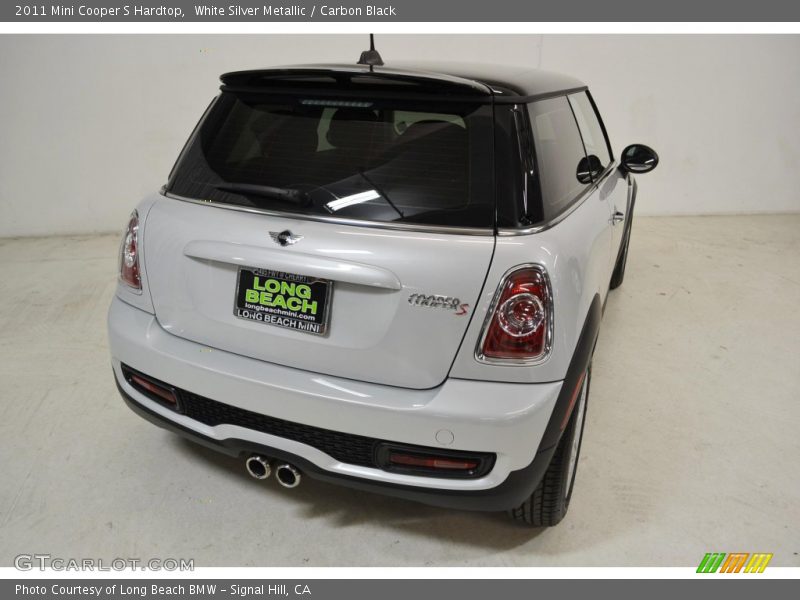 White Silver Metallic / Carbon Black 2011 Mini Cooper S Hardtop