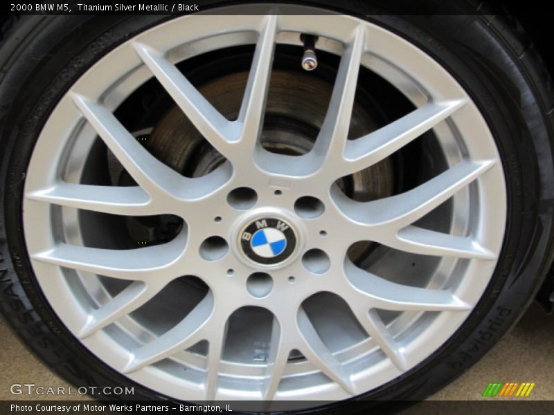 Titanium Silver Metallic / Black 2000 BMW M5
