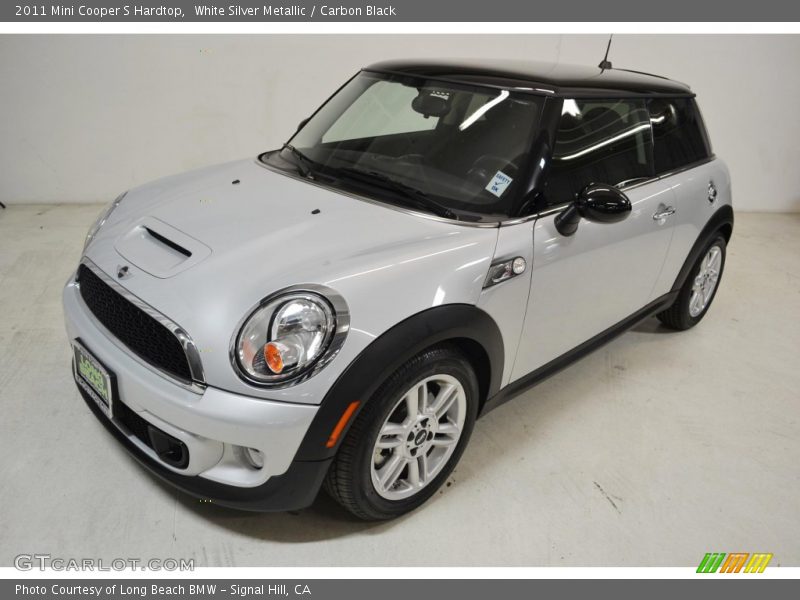 White Silver Metallic / Carbon Black 2011 Mini Cooper S Hardtop