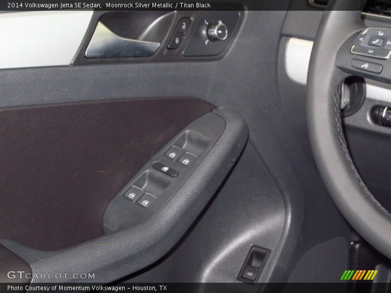 Moonrock Silver Metallic / Titan Black 2014 Volkswagen Jetta SE Sedan
