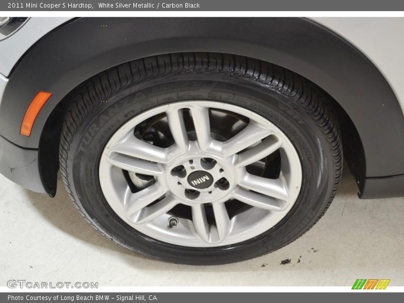 White Silver Metallic / Carbon Black 2011 Mini Cooper S Hardtop