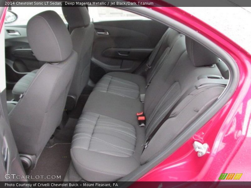 Deep Magenta Metallic / Jet Black/Dark Titanium 2014 Chevrolet Sonic LT Sedan