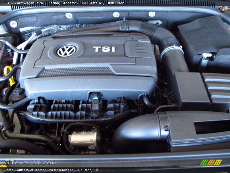 Moonrock Silver Metallic / Titan Black 2014 Volkswagen Jetta SE Sedan