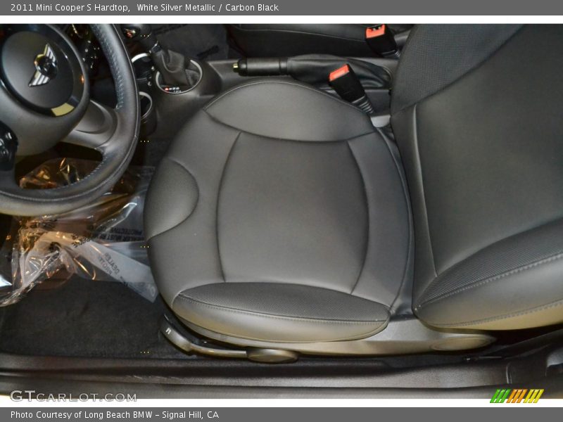 White Silver Metallic / Carbon Black 2011 Mini Cooper S Hardtop