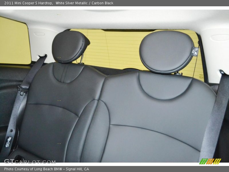 White Silver Metallic / Carbon Black 2011 Mini Cooper S Hardtop