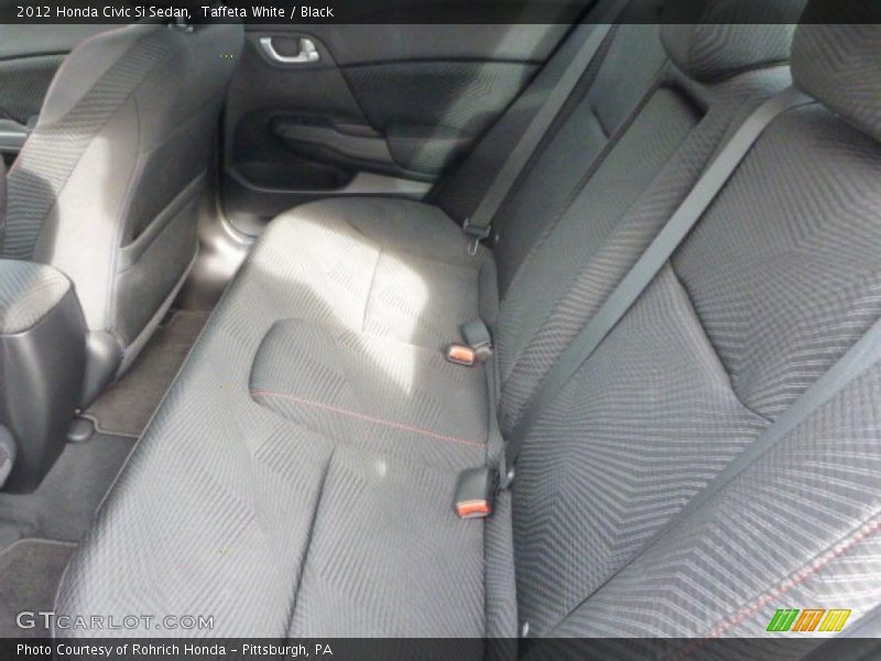 Taffeta White / Black 2012 Honda Civic Si Sedan