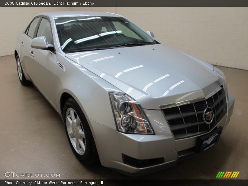 Light Platinum / Ebony 2008 Cadillac CTS Sedan